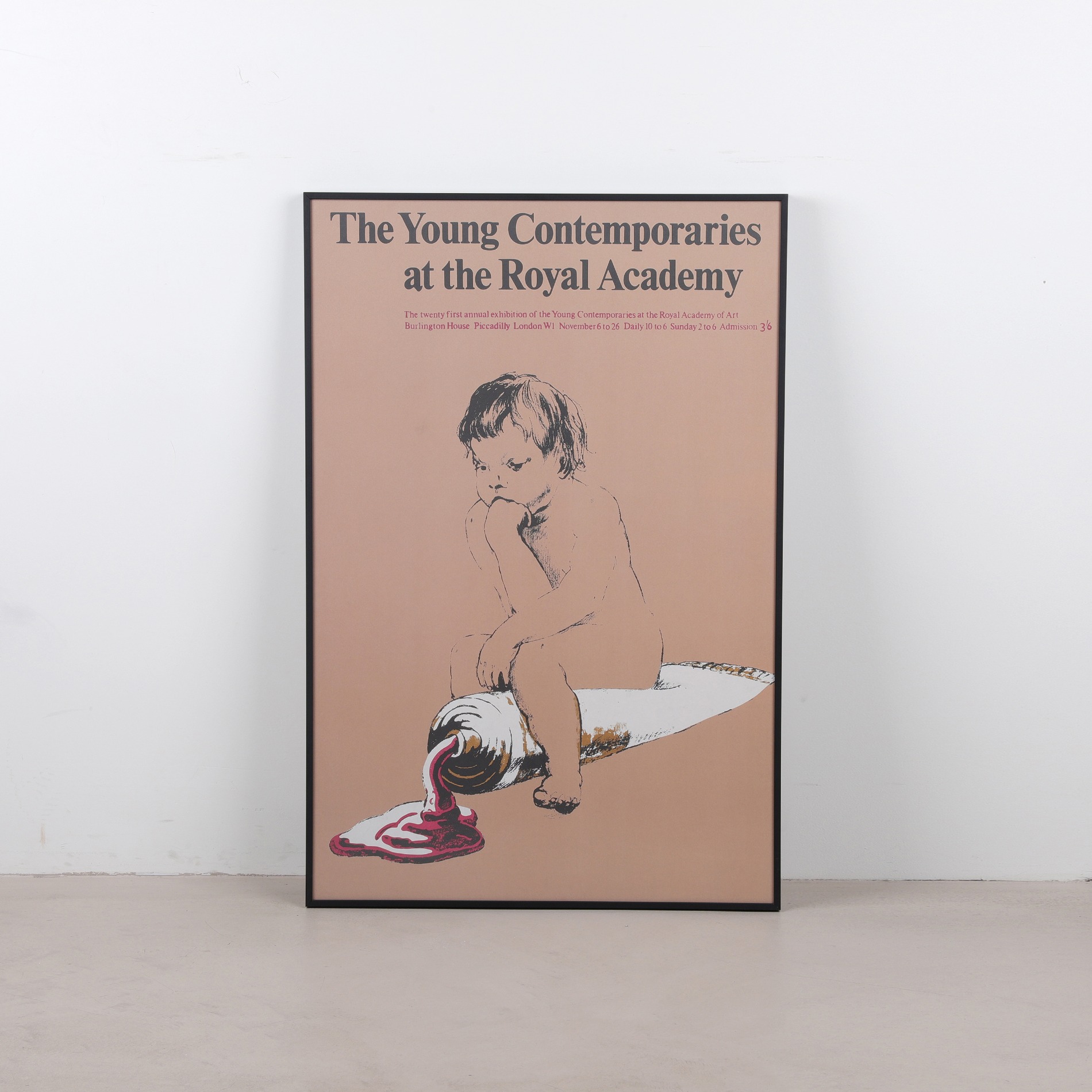 [전시포스터] Young Contemporaries Show, 1970 (액자포함)