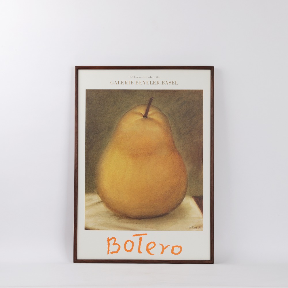 [페르난도 보테로] Fernando Botero — Pear, 1980 (액자포함)