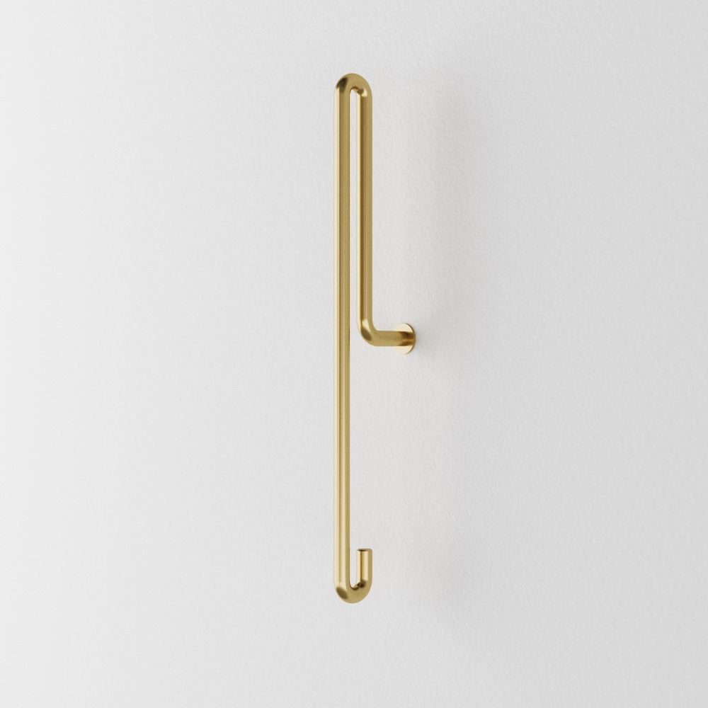 [모에베] Wall Hook — Brass — Large