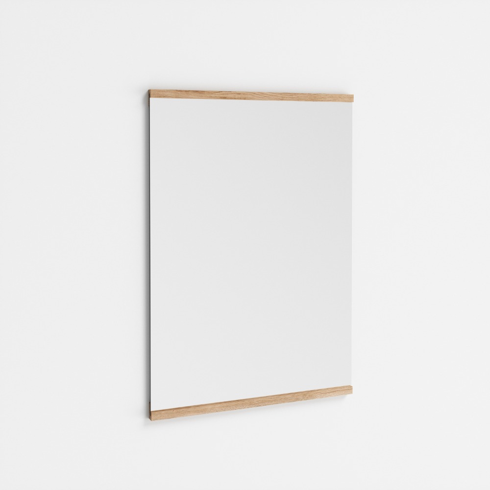 [모에베] Rectangular Wall Mirror 벽거울 — Oak 50 x 70cm