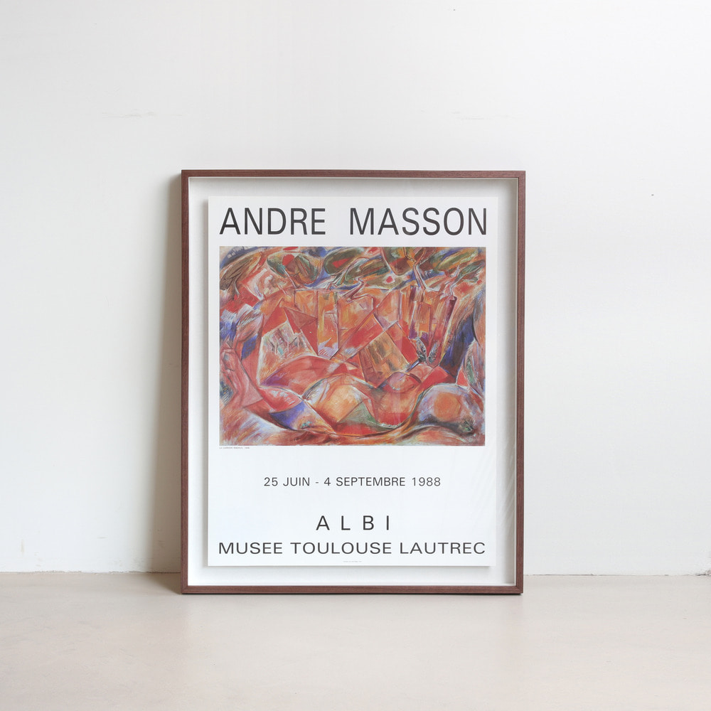 [안드레 마송] Andre Masson — la carriere de Bibemus (액자포함)