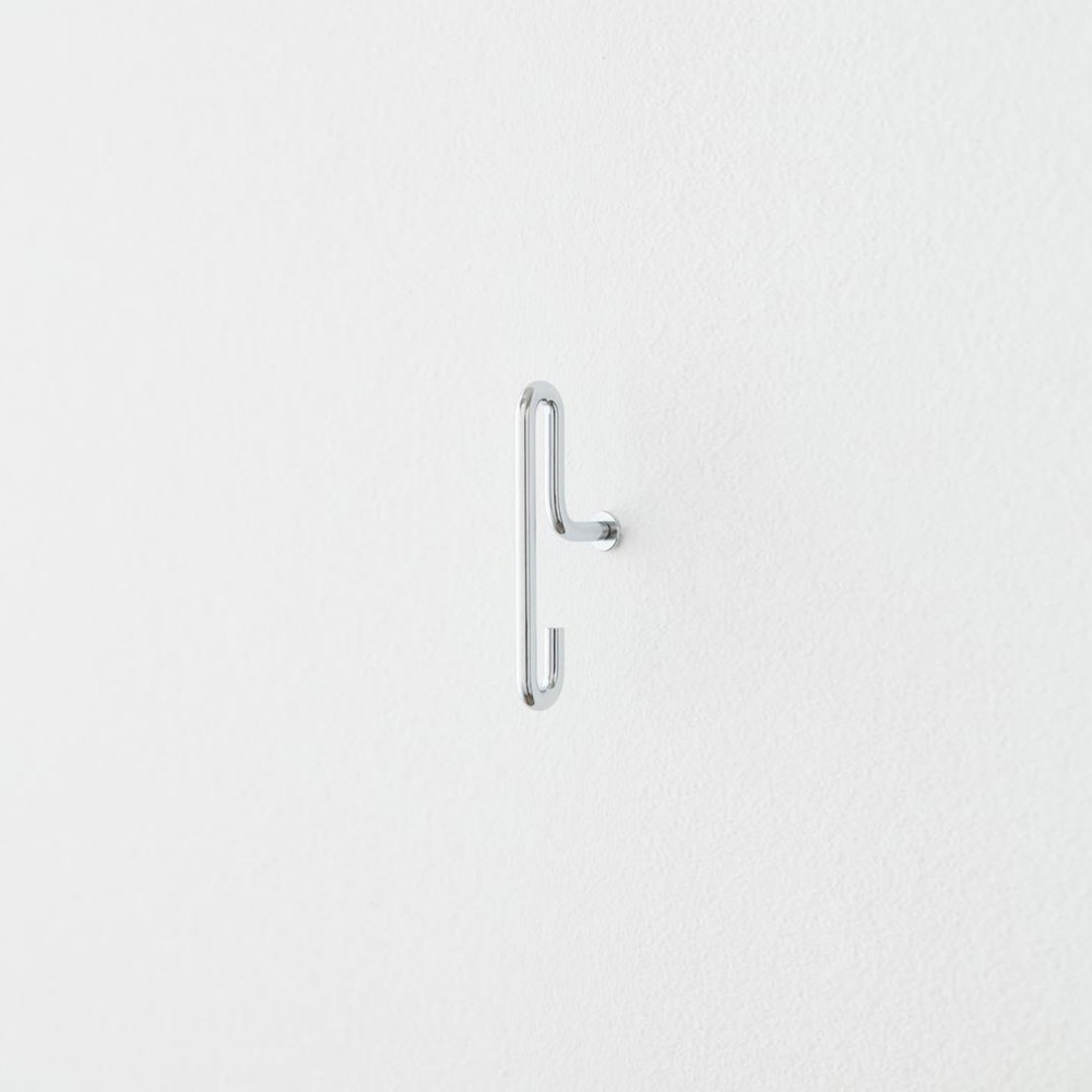 [모에베] Wall Hook — Chrome — Small (x2)