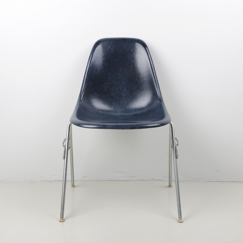 [임스체어] Eames Fiberglass Side Chair(DSS) - Navy Blue