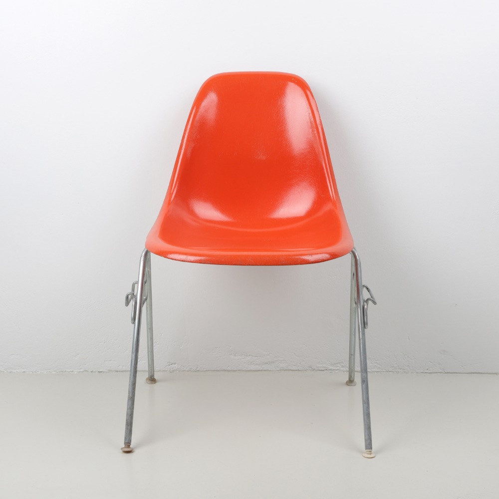 [임스체어] Eames Fiberglass Side Chair(DSS) - Orange