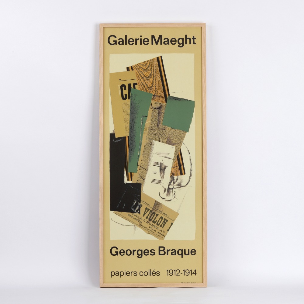 [조르주 브라크] Braque Georges — Papiers Colles (액자포함)
