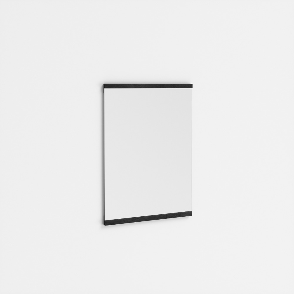 [모에베] Rectangular Wall Mirror 벽거울 — Black 30 x 40cm