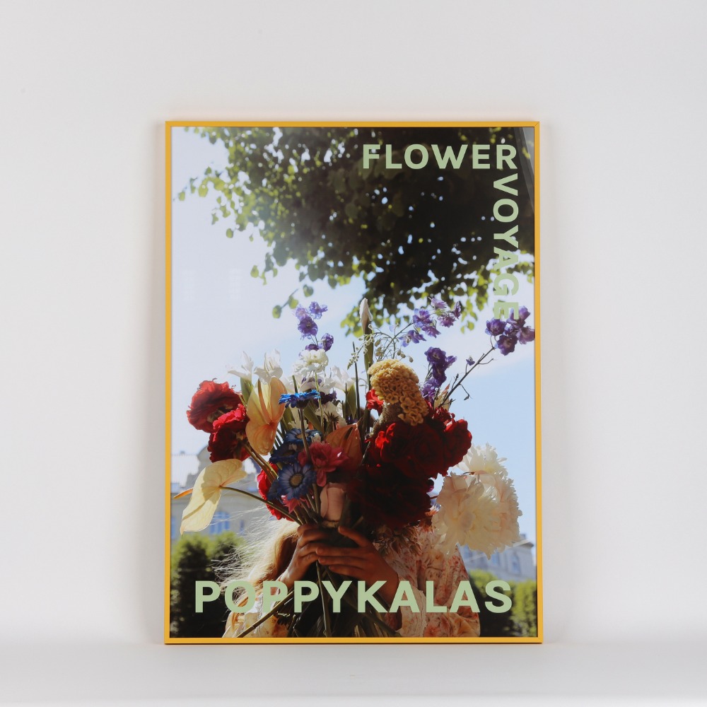 [아트 프린트] Poppykalas — Flower Voyage 3 (액자포함)