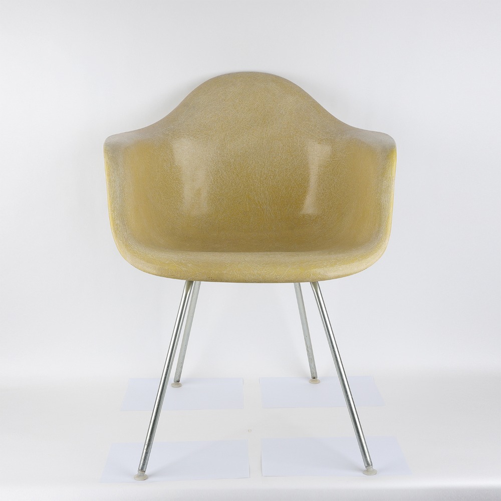 [임스체어] Eames Fiberglass Arm Chair(DAX) - Lemon Yellow